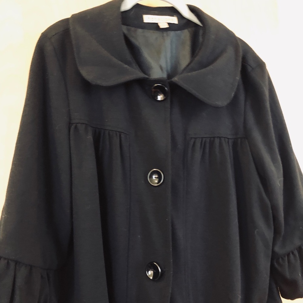Black swing jacket by Notations size L